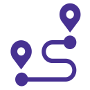 Routing Line Icon