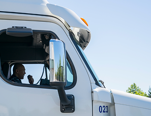 Semi-truck cabin