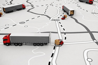 Fleet of vans with TrueTrack